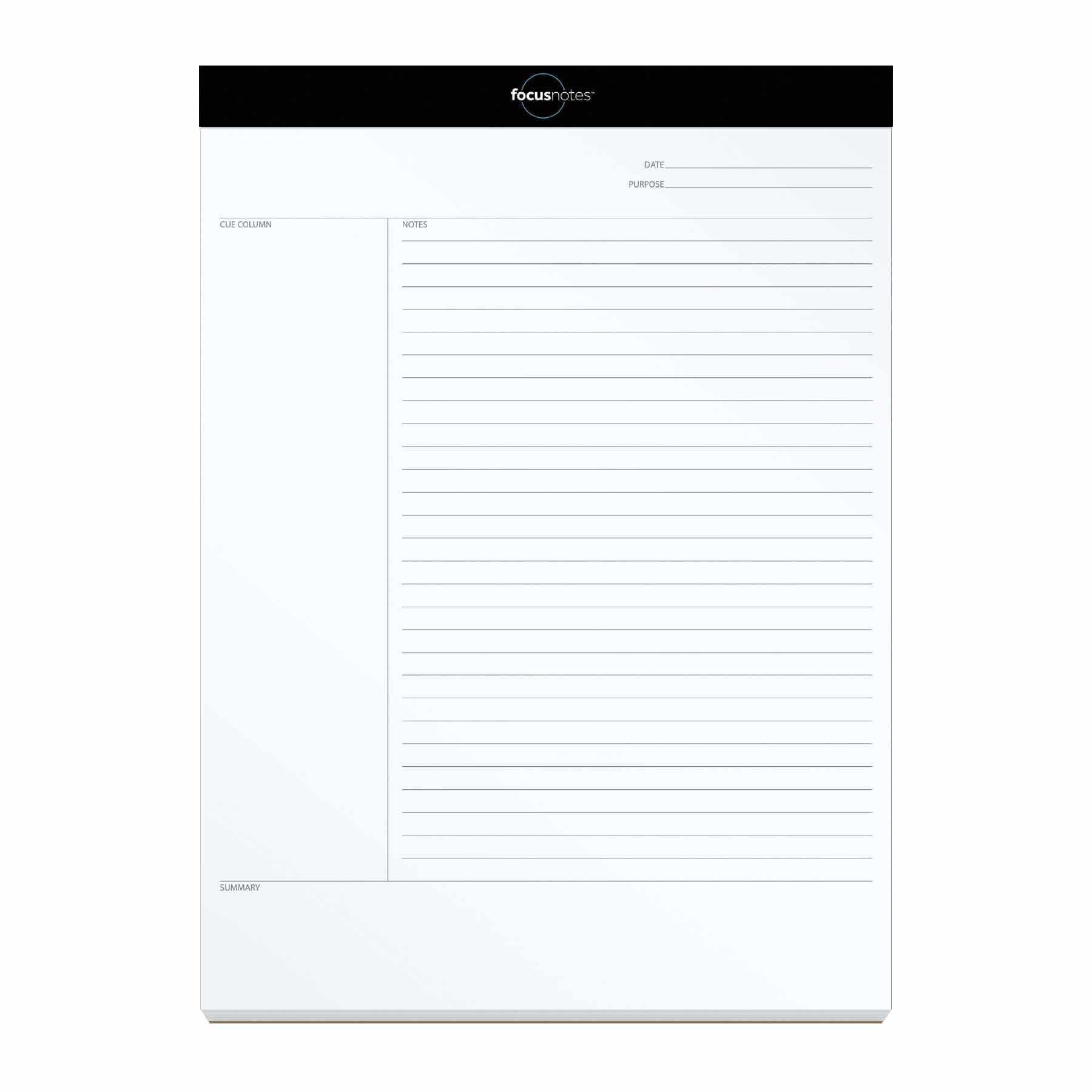 Tops FocusNotes Writing Pad, 8-1/2" x 11-3/4", 50 Sheets (77103)