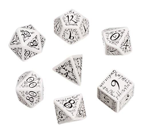 Q WORKSHOP Dice: - Elvish - Poly Set (x7)
