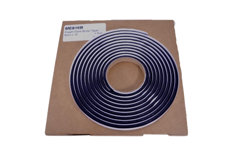 Butyl Tape Foam Core Roll 8mm x 16' For Auto Glass