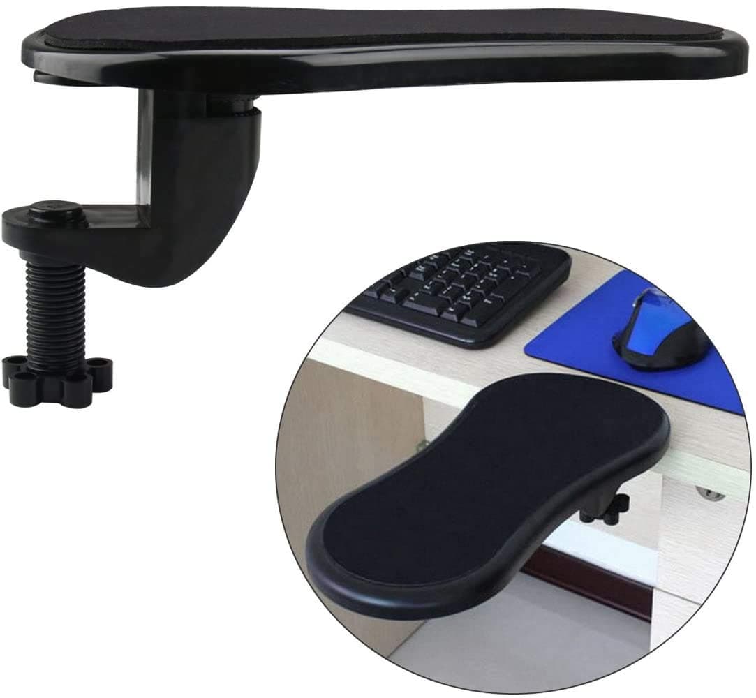 Funhoo Adjustable Computer Desk Armrest Extender, Arm Wrist Rest Support Pad for Home and Office