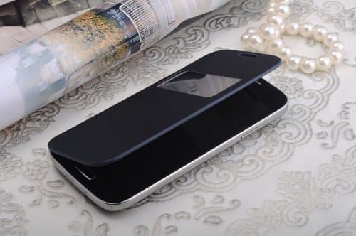 Unlocked Quadband Dual Sim Android 4.2 Os with 4.7 Inch Touch Screen Smart Phone - At&t, T-mobile, H20, Simple Mobile and Other GSM Networks (Black) with Free case