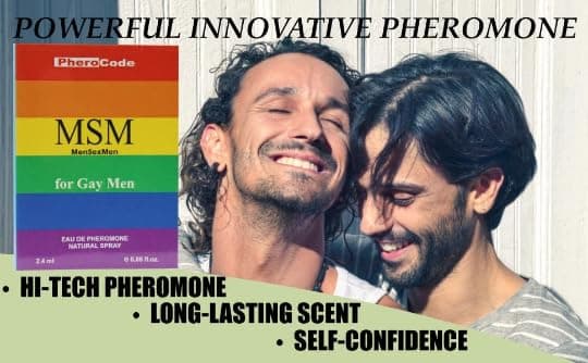 PheroCode MSM Perfume for Gay Men with Pheromones 2.4ml+2.4ml+2.4ml