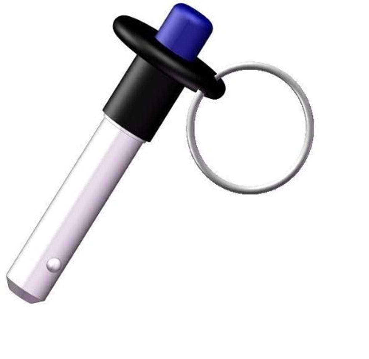 Innovative Components AL3X1000B-X0 Button Handle Locking Pin 3/16" diameter X 1.00" grip length, 17-4 Stainless Steel