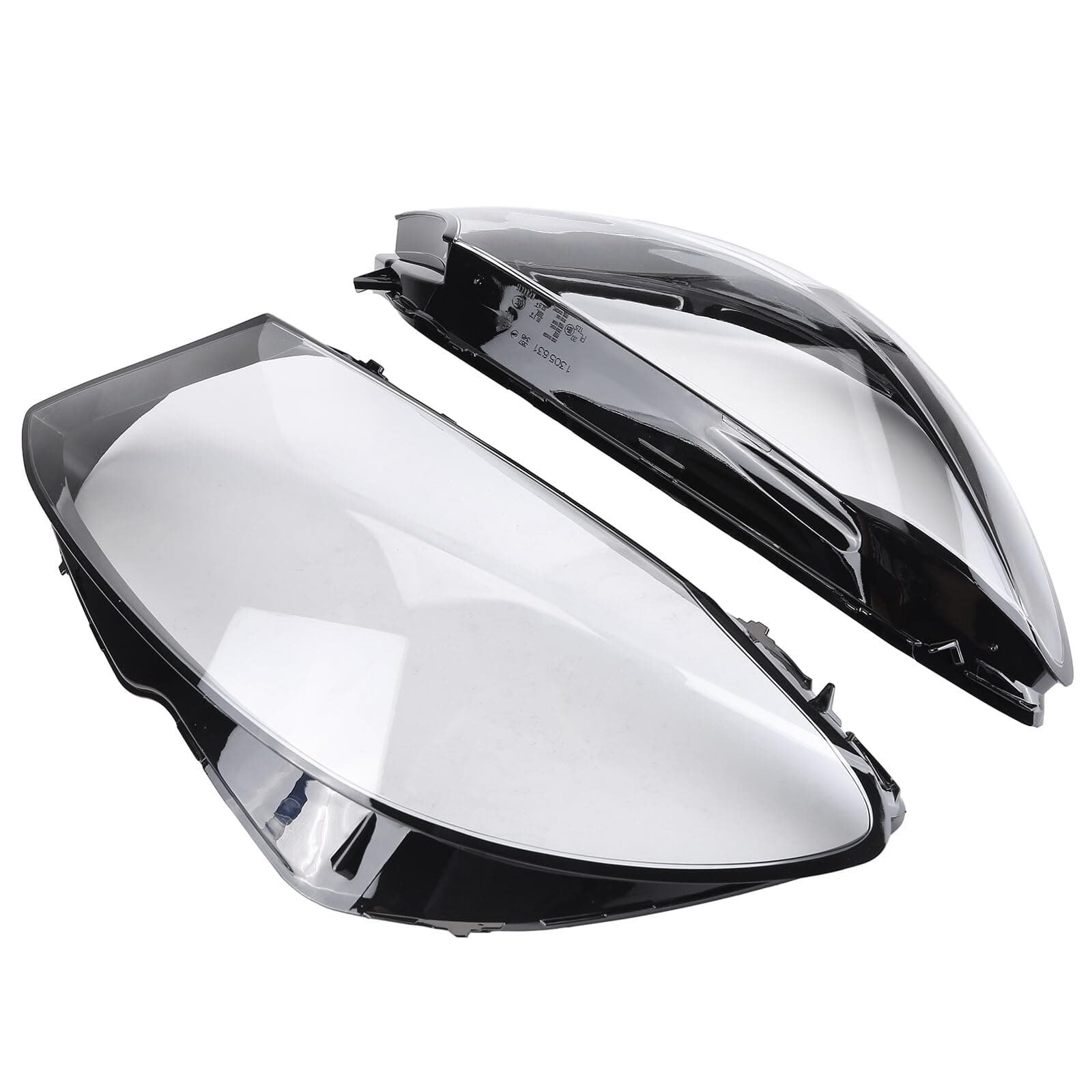 1 Pair Left&Right Front Headlight Lense Cover Replacement for 2015-2018 Mercedes Benz W205 C180 C200 C260L C250 C300 C350 C400 C-Class Clear Lens Cover Cap A2059067303 A2059067403