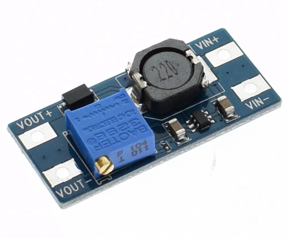 CentIoT - DC-DC MT3608 Adjustable Boost Module 2A Boost Plate Step Up Module - boost 2V-24V to 5V 9V 12V 28V 5V-28V (Open Connector)