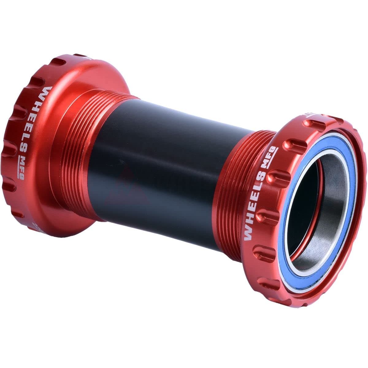 BSA English Threaded Bottom Bracket - Dub Spindle, ABEC-3 - Red