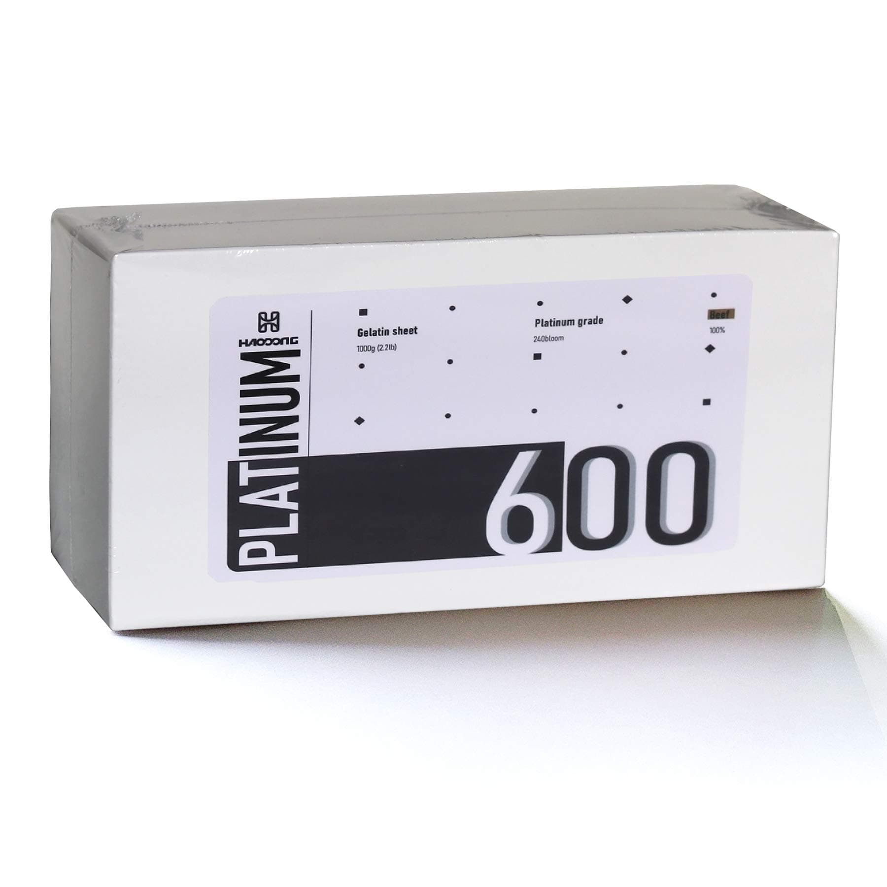 Platinum gelatin sheets 1000g