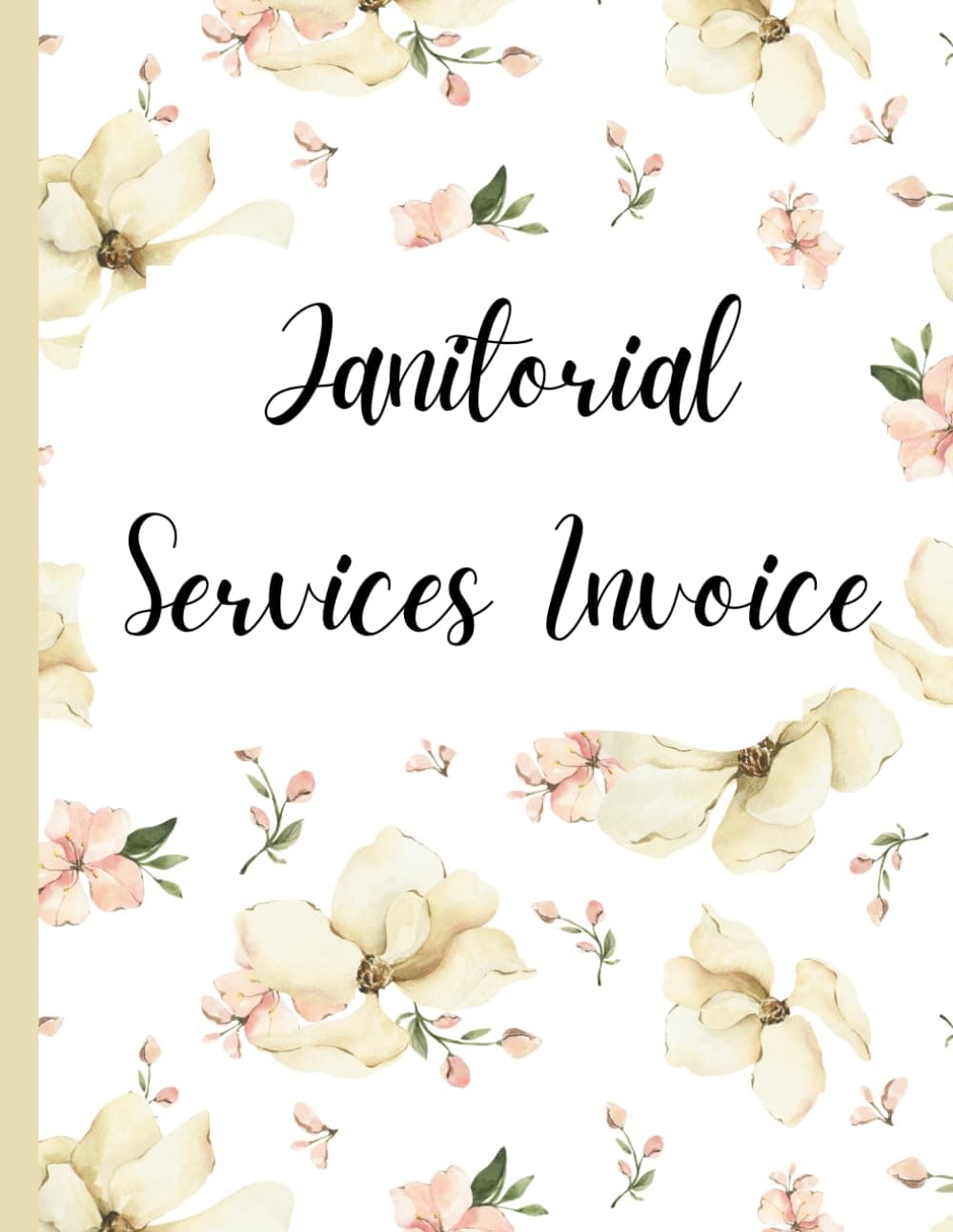 Janitorial Services Invoice: Cleaning Form,With Spaces To Note Quantity, Unit, Item, Price, and More.