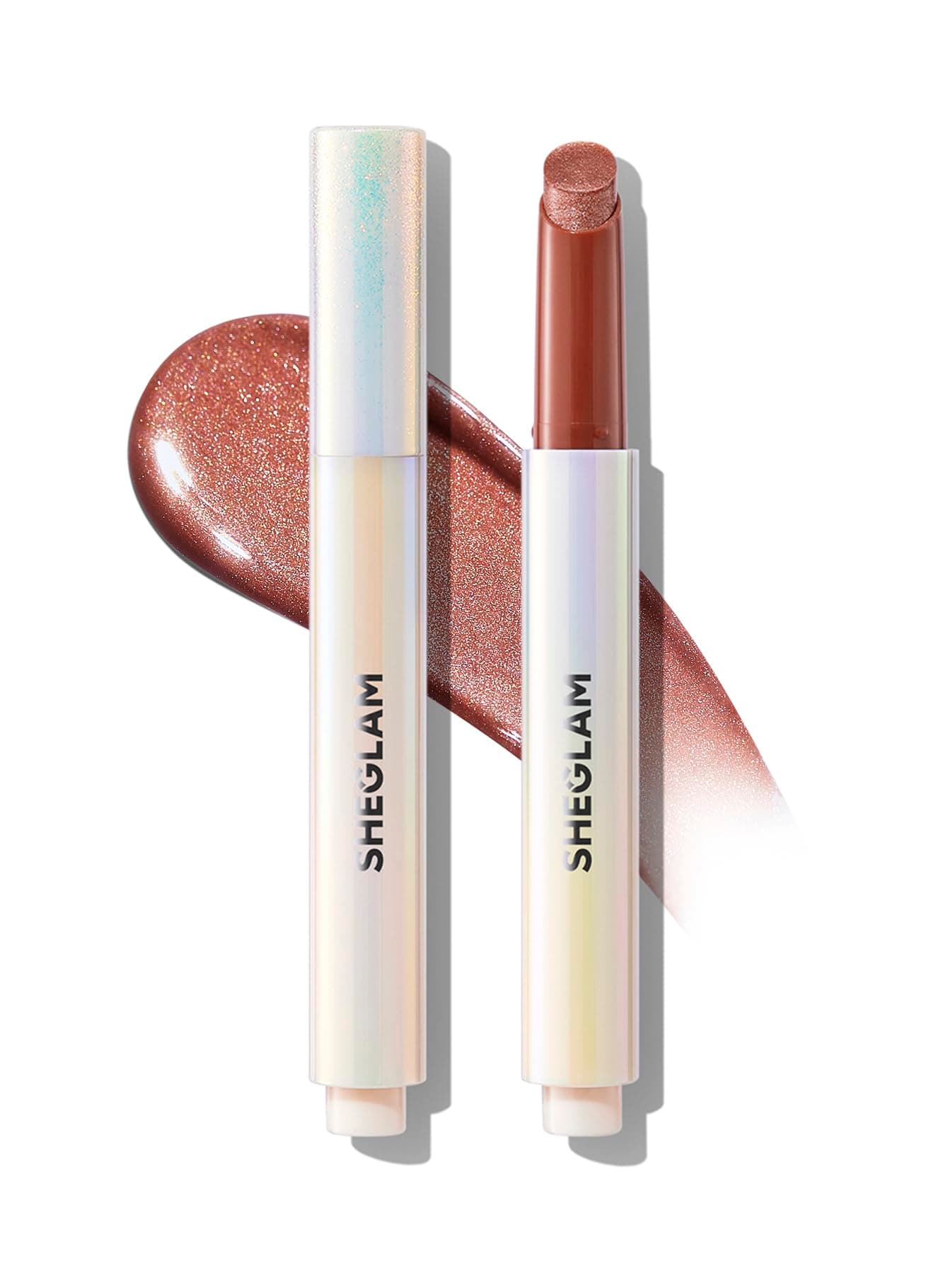 Pout-Perfect Moisturizing Solid Lip Gloss Shimmer Lip Plumper-Gold Rush