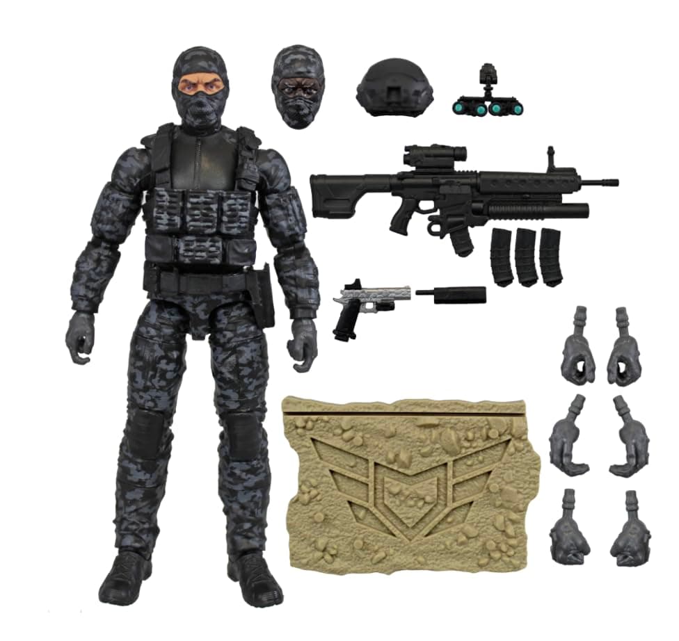 Action Force Valaverse Series 5.1 Ghost Operator Premium 6-Inch Scale Action Figure with Multiple Accessories