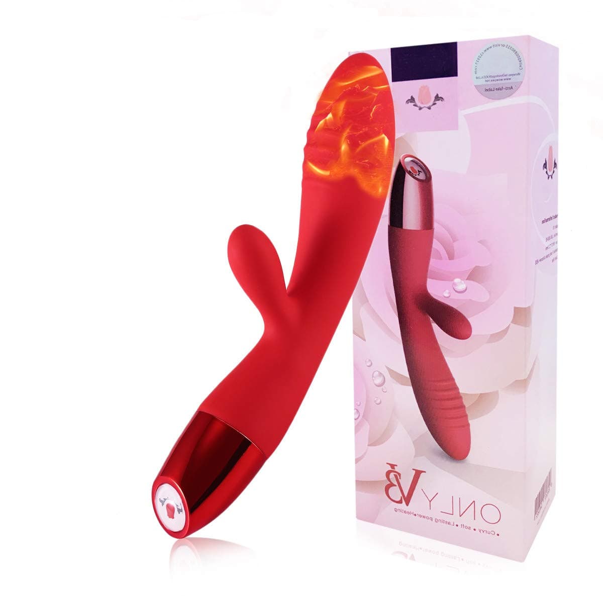 Portable Wireless Massage Muscle Roller Stick - One Button Control Improve Sleep and Self Back, Neck Massage - Exercise Recovery Fitness Equipment(Red)