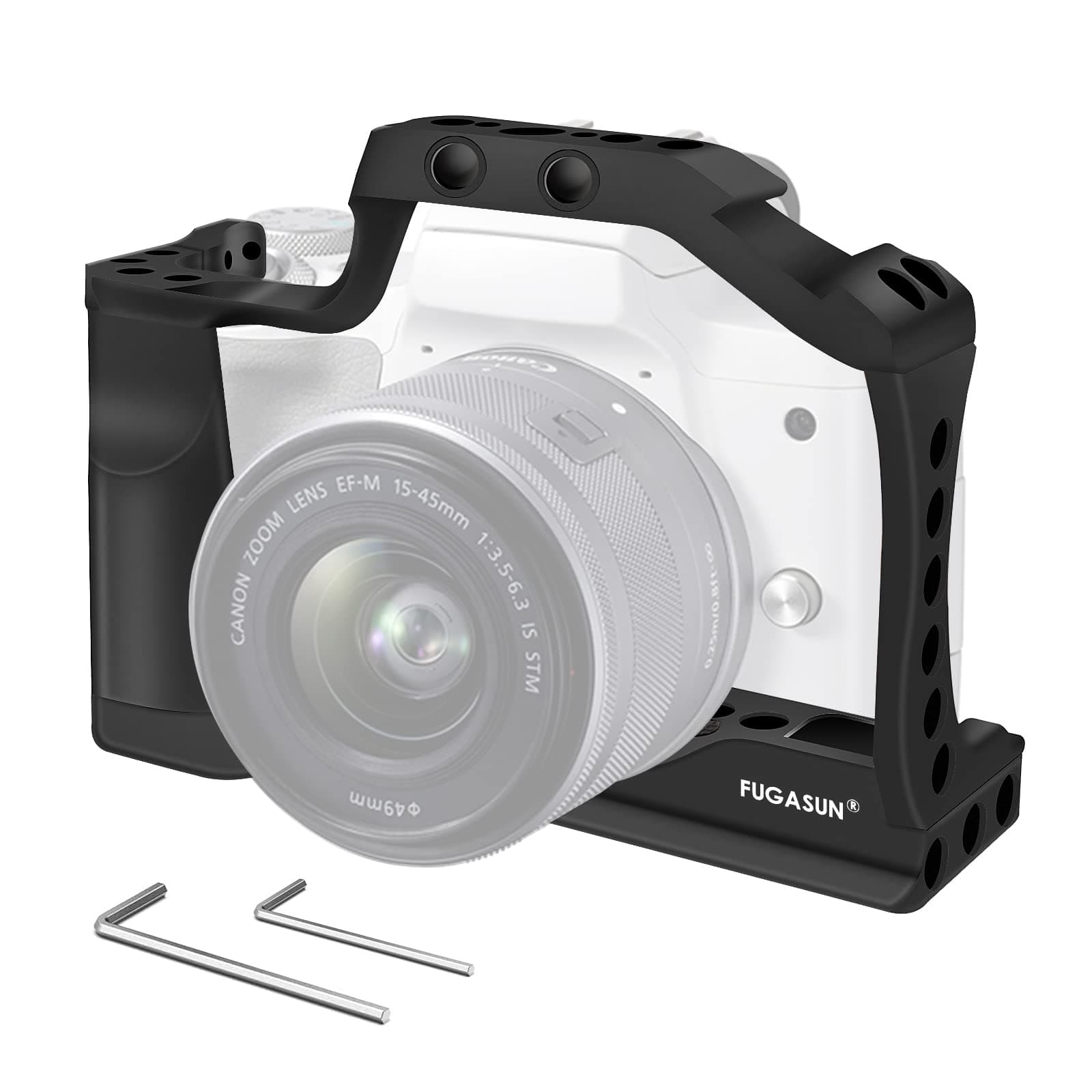 EOS M5 Camera Cage EOS M50 Camera Cage for Canon EOS M5 / M50 Camera Case Camera Rig Cold Shoe