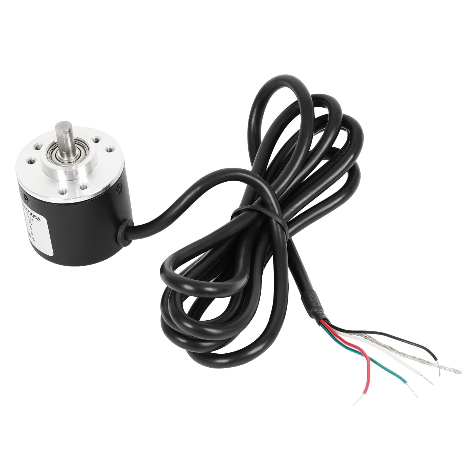 Incremental Optical Rotary Encoder for Arduino 360P/R Wide Voltage Power Supply DC 5-24V 6mm Shaft Quadrature