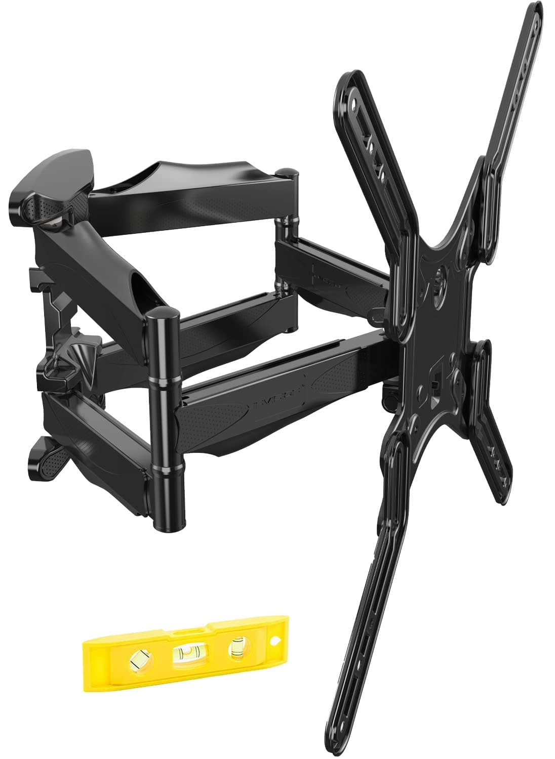 Invision® Double Arm TV Wall Bracket Mount - For 24â€ â€“ 55â€ LED LCD Plasma & Curved Screens - Tilt Swivel - Includes 1080p HDMI Cable *Please Check TV VESA Mounting Holes Before Purchase* (HDTV-DL)