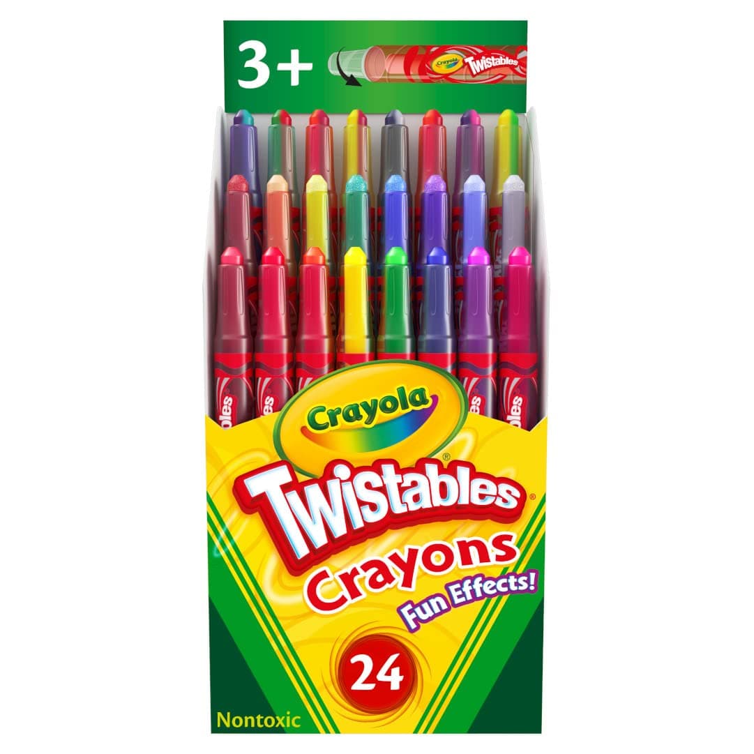 Crayola Mini Twistable Special Effects Crayons (24 Count)