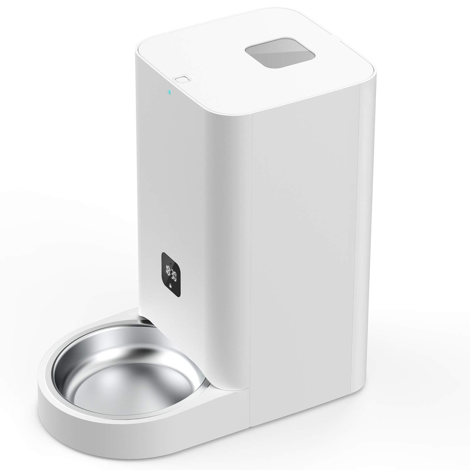 Touchscreen Automatic Cat Feeder 4L Automatic Pet Feeder Food Dispenser with Desiccant Bag Timer Programmable for up to 6 Meal for Dogs, Cats, Rabbit Voice Recording Portion Control