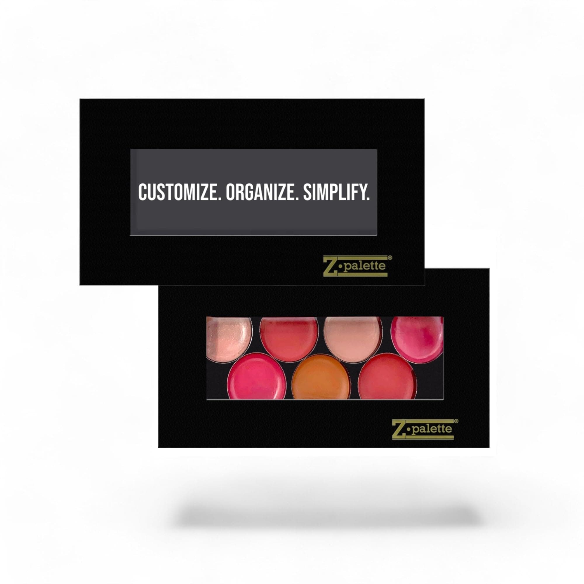 Empty Magnetic Makeup Palette with Clear Window (Black, Mini)