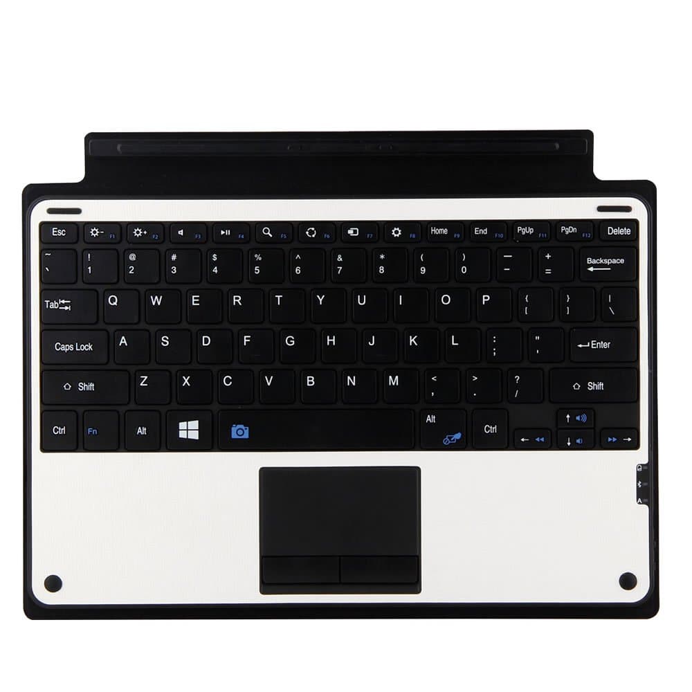Pinhen Surface Pro 3 Keyboard Detachable Removable ABS Wireless Bluetooth Keyboard Case with Touch Pad for Microsoft Surface Pro 3 White