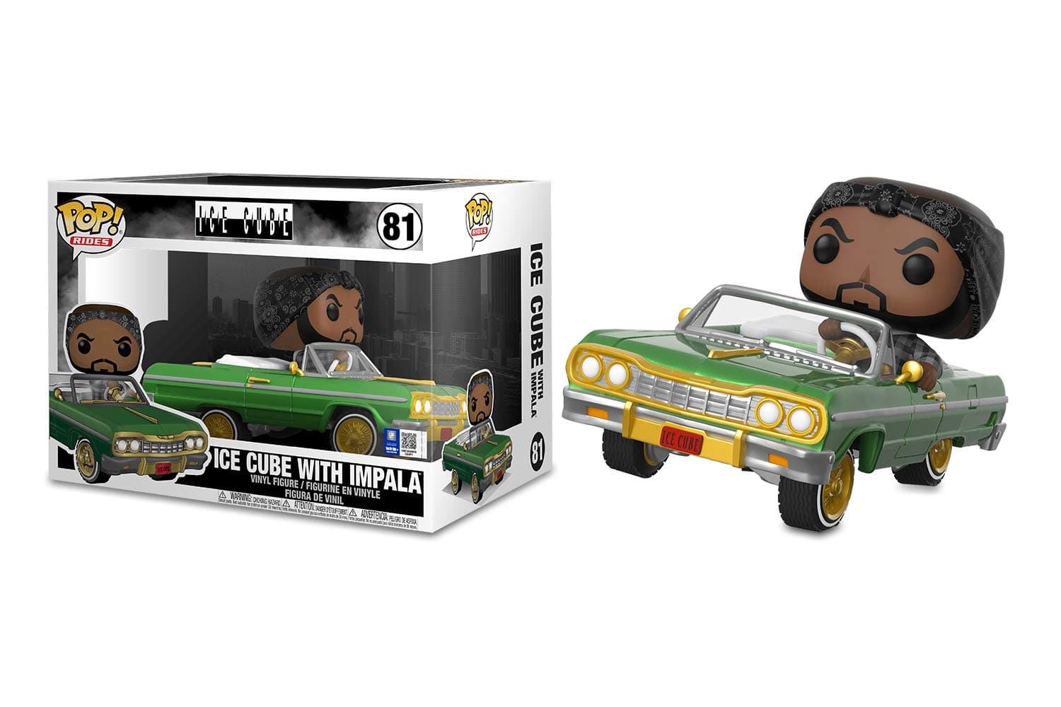 Pop! Rides: Ice Cube in Impala, Multicolor