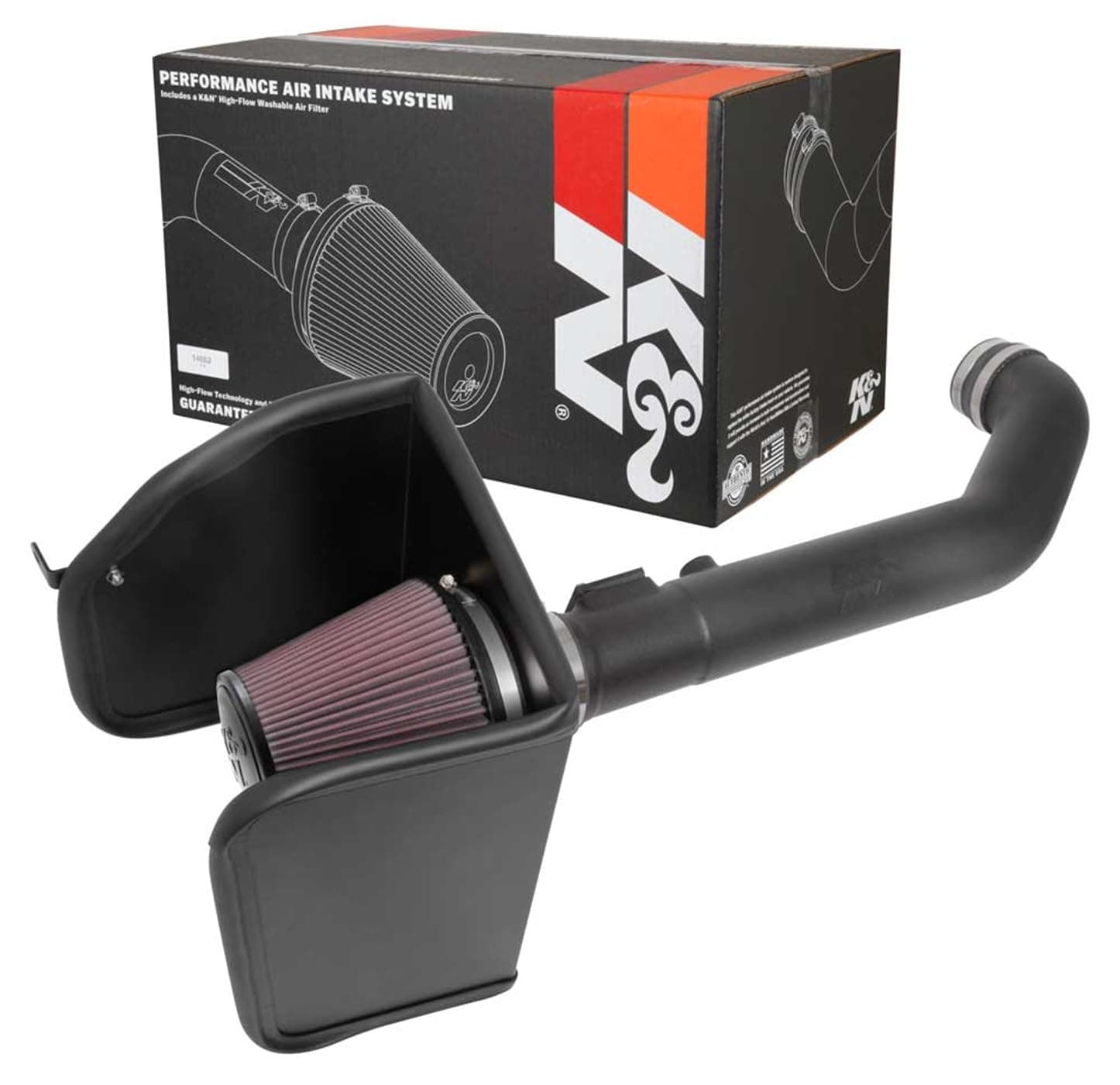 Cold Air Intake System: High-Flow Air Filter, Increase Performance & Towing: Compatible with2017-2022 Chervolet/GMC: Colorado, Canyon, 63-3104
