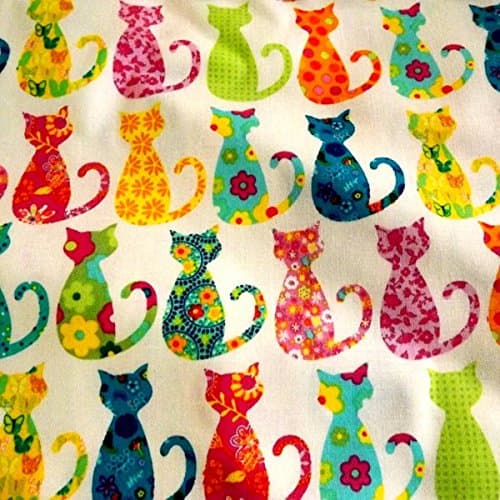 Calico Cat Plant Pattern Cover