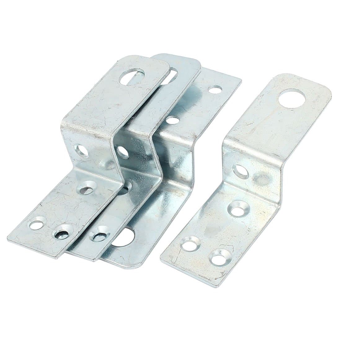 Sourcingmap Z Shaped Corner Brace Angle Brackets Fasteners 36mm x 34mm 4 Pcs