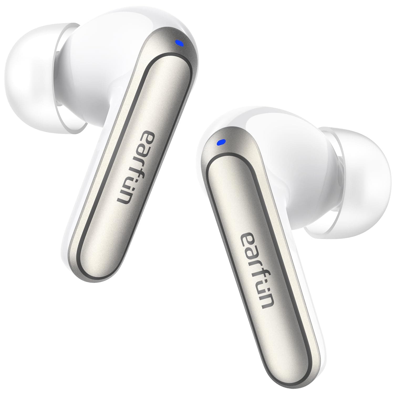 Air 2 NC Wireless Earbuds, 45dB Adaptive Noise Cancelling Headphones to Environment, LDAC, 6 Ai Mics Clear Call, 40H Playtime, IPX5, BT 5.3, Game Mode, App Support, Wireless Charging, White