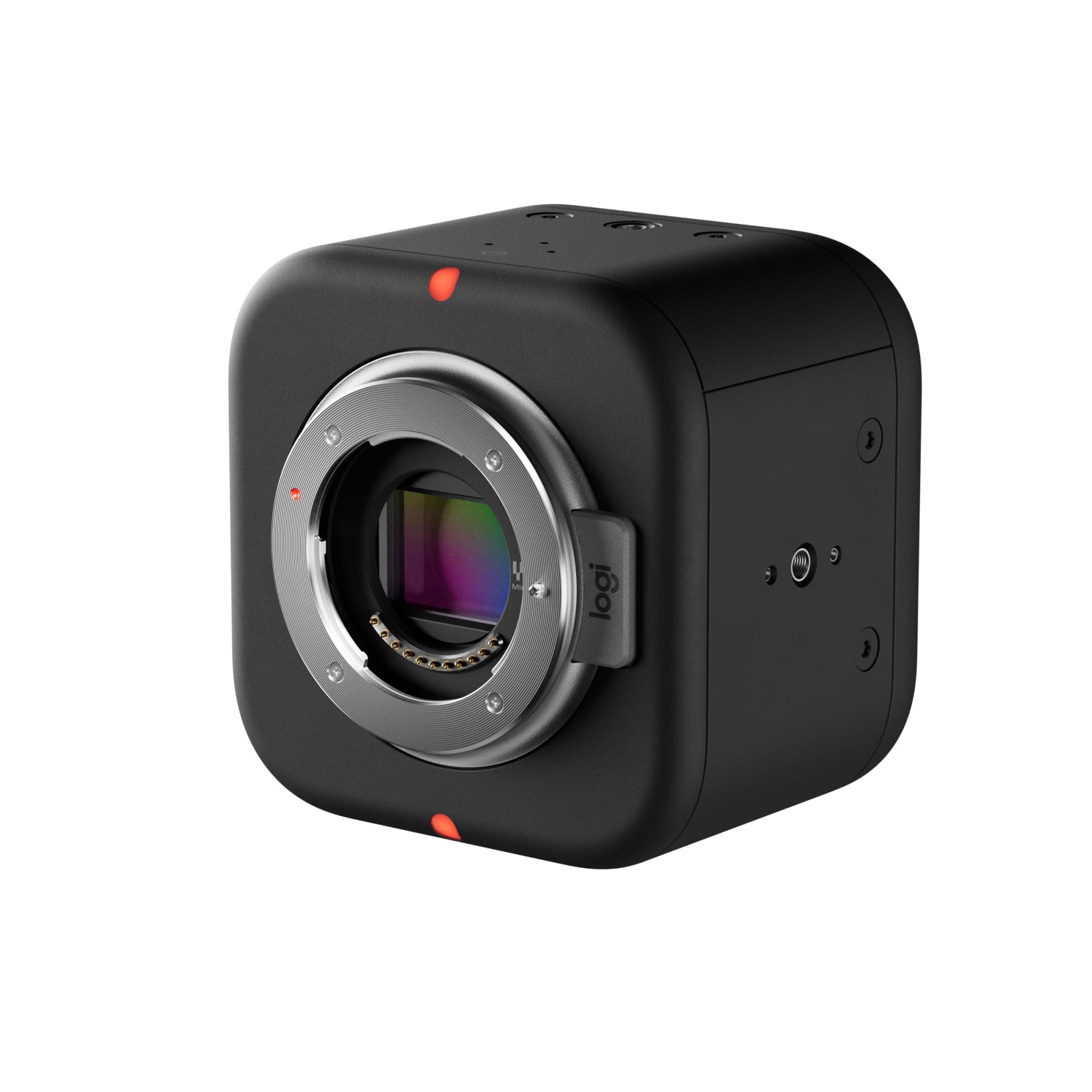 - Logitech for Creators Mevo Core Wireless Live Streaming Camera, 4K Video Camera with Interchangeable Lens, Multicam Ready, Intuitive App Control