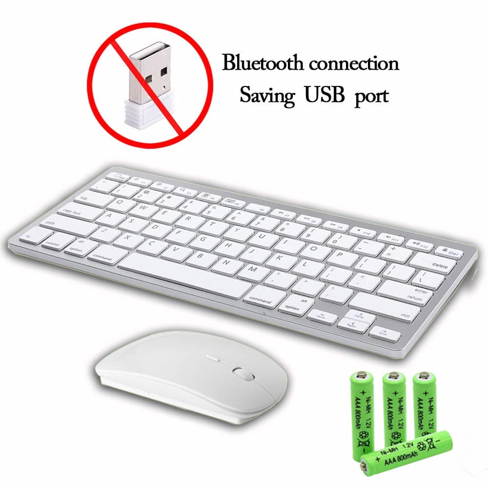 Wireless Keyboard and Mouse for Apple iMac Windows or Android (Wireless Bluetooth)