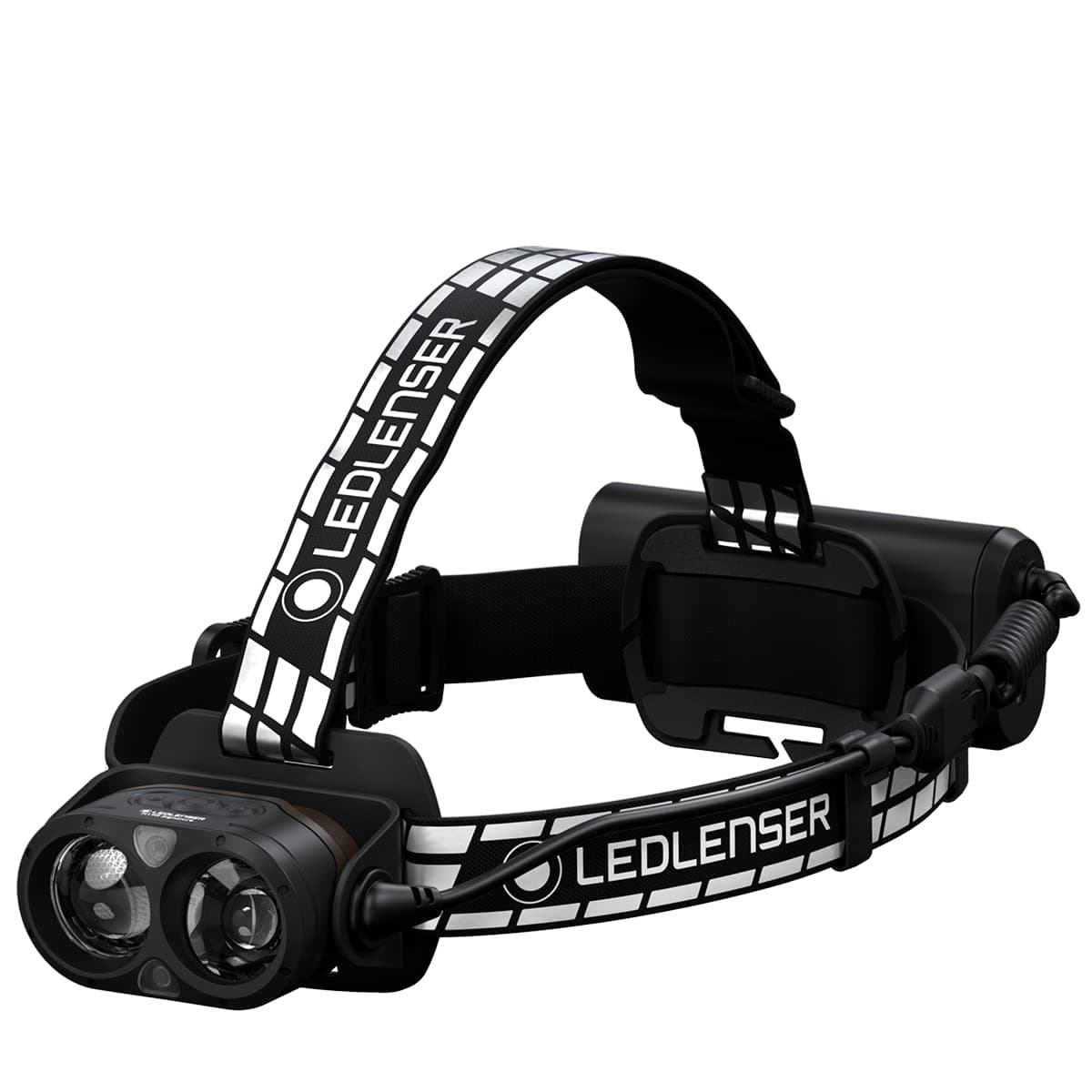 H19R Signature - Rechargeable LED Head Torch, Waterproof (IP68), Super Bright 4000 lumens, Swivel Lamp Head, Perfect for Dog Walks, Camping, Hiking & Cycling, Up to 20 Hours Battery Life