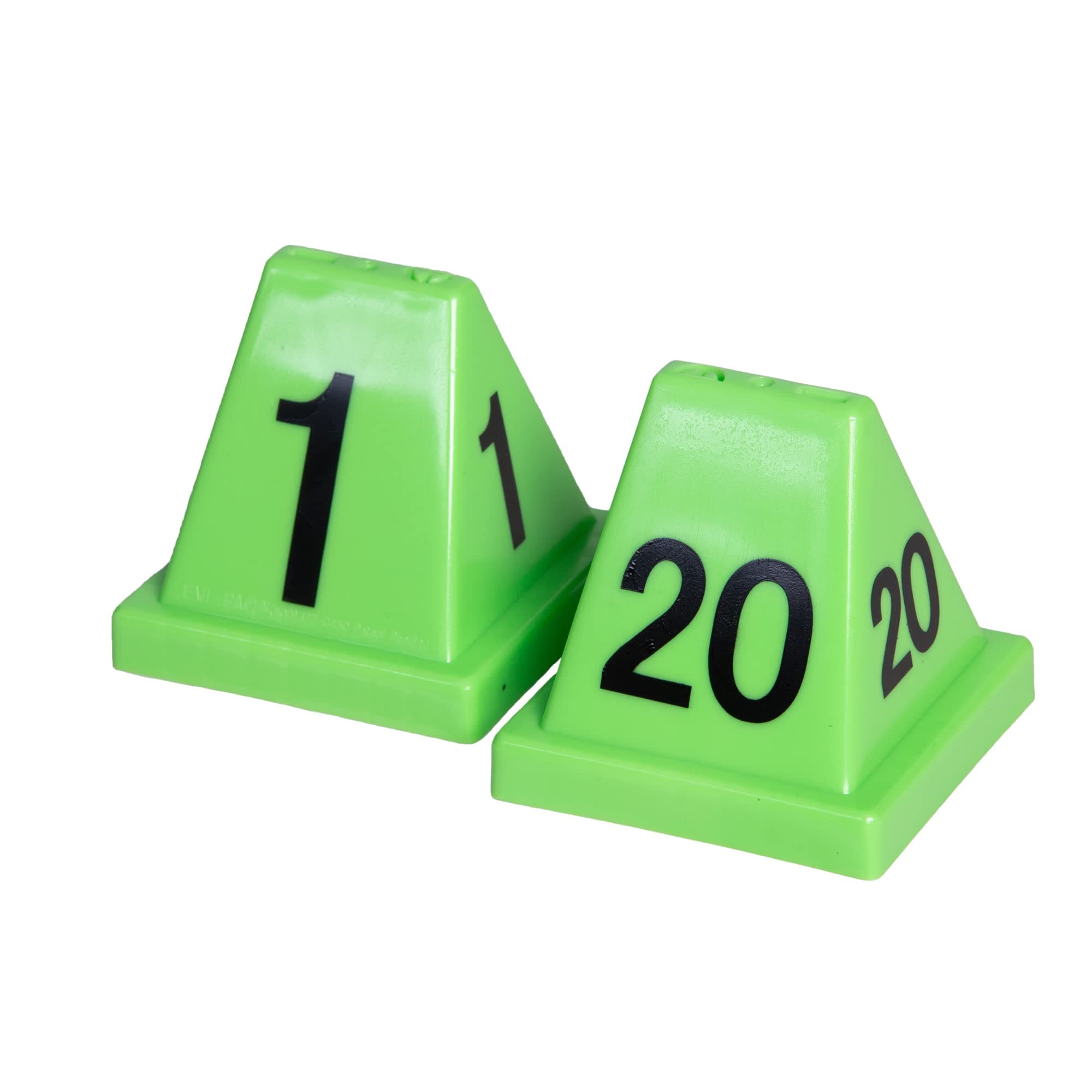 Forensics Source VCN-0120G Versa-Cones, Numbered 1-20, Green