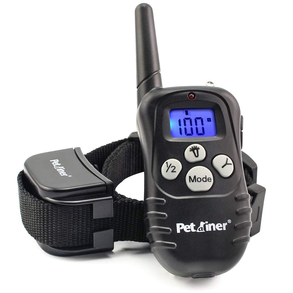 Petrainer Dog Training Collar with Remote - Bark Collar, Beep Vibration, Static Electric, 1000FT Range