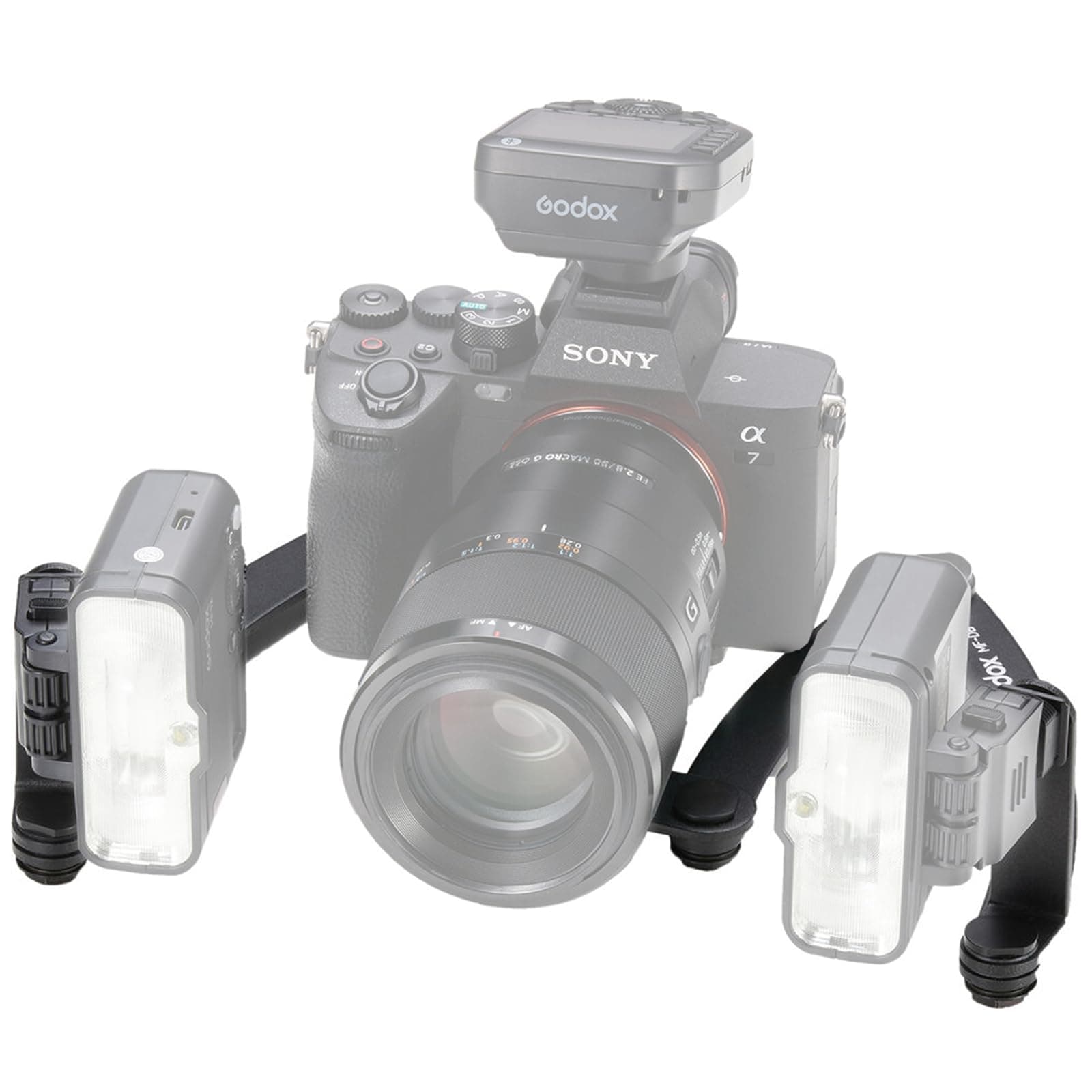 MF12 Compact Camera Flash Bracket for Dental Flash System, Godox MF-DB Bracket for MF12 Flash