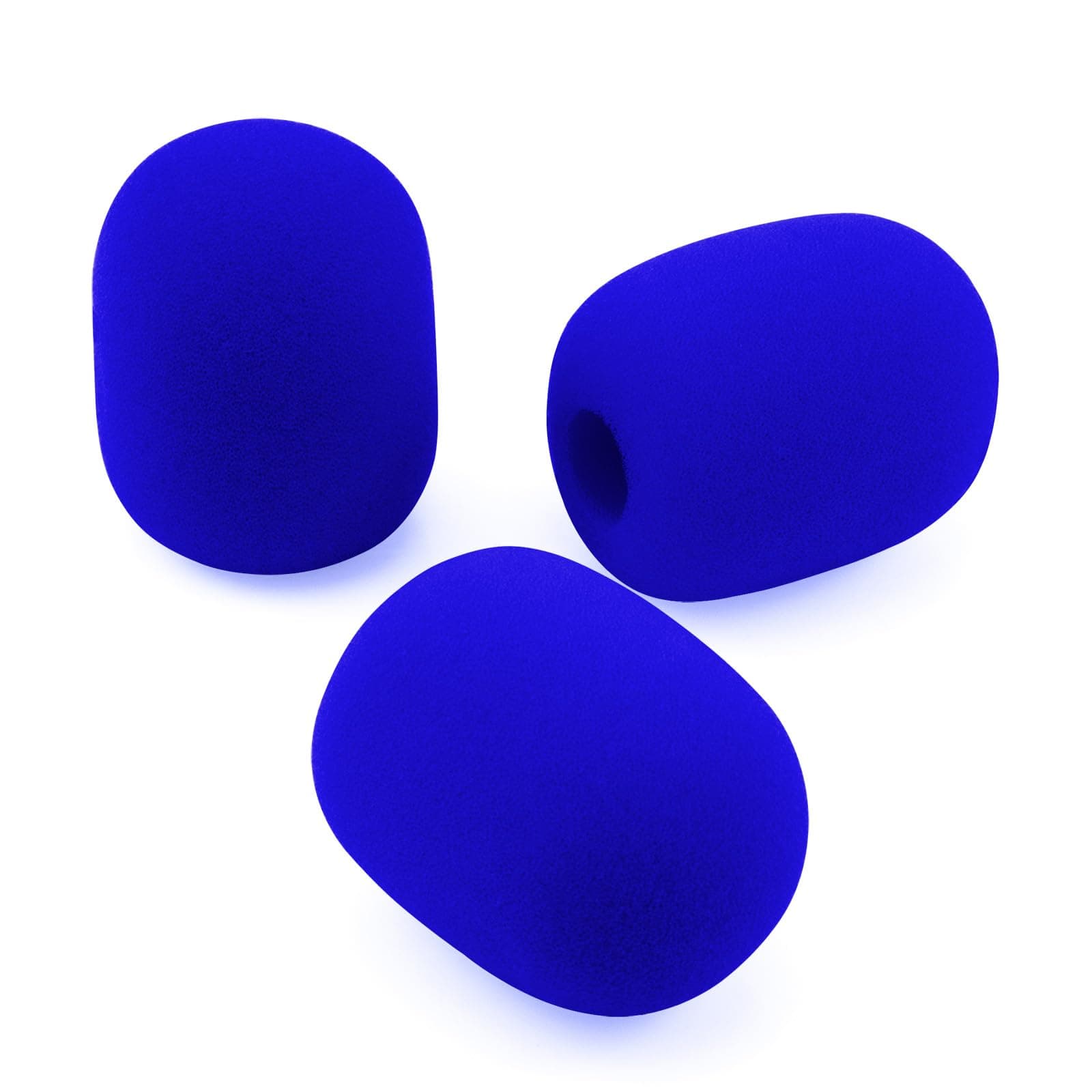 LEFXMOPHY Cloud II Mic Foam Replacement for HyperX Cloud 2 / Alpha/Alpha S/Mix/Core Gaming Headphone/Cloud Chat Headset Microphone Pop Filter Cover, 3 pack Blue Color Hyper X Windscreen