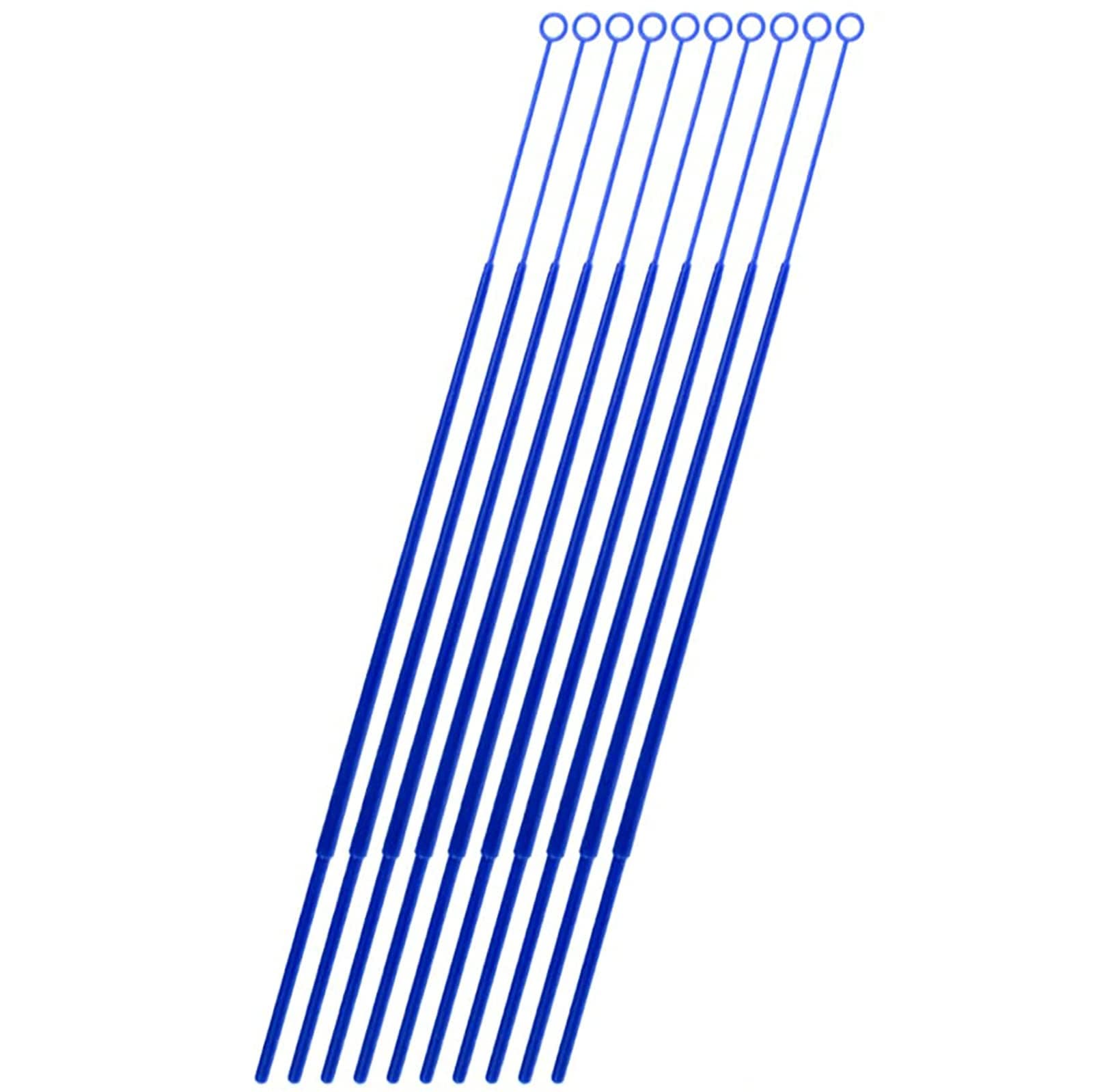 50 Pack 10ul Sampling Rod Plastic Inoculation Loop Disposable Inoculating Rod for Lab Supplies(Individually Aseptic Package)