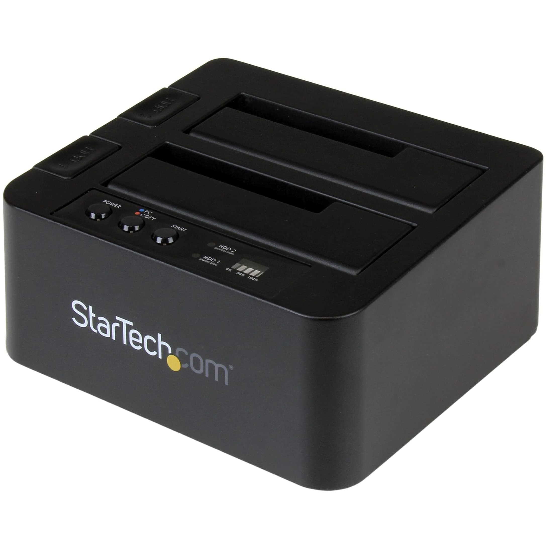 Standalone Hard Drive Duplicator, External Dual Bay HDD/SSD Cloner/Copier, USB to SATA III Docking Station