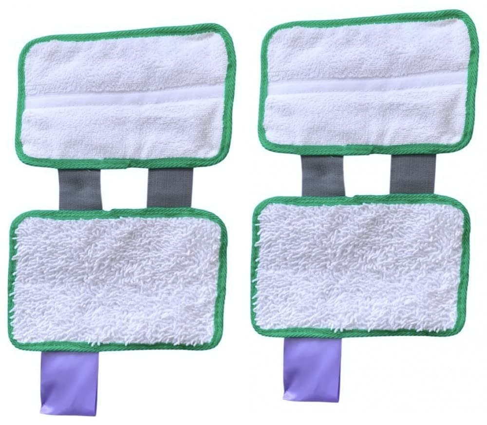 Synonymous Compatible Shark Sonic Duo Pads Replacement, for use with Shark Hardwood Floor Cleaner (2 Pack Shark Sonic Duo Hard Floor Cleaner Refill)