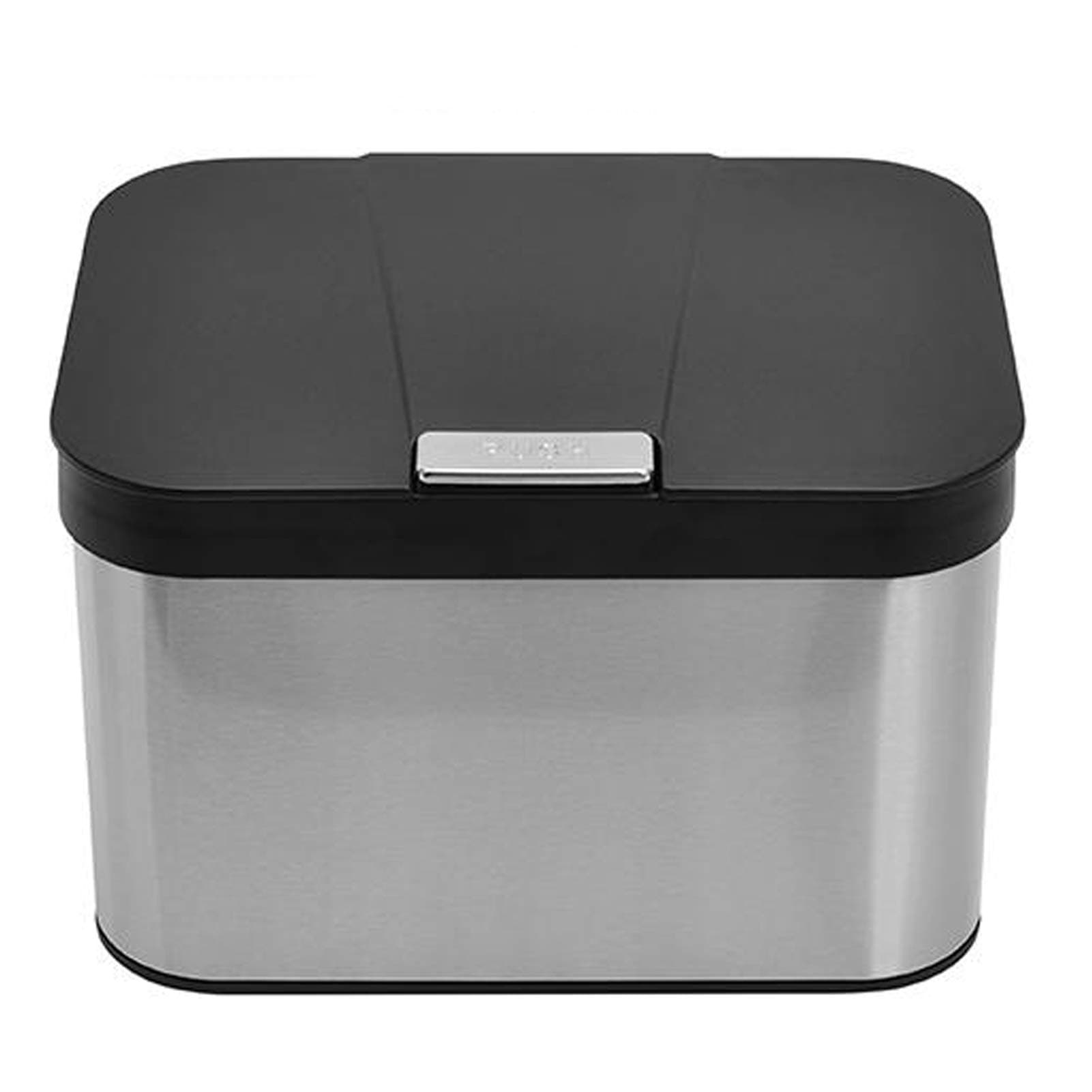 Compost Bin for Kitchen Countertop, Compost Bucket Indoor Kitchen Sealed, Food Waste Caddy, 1.13 Gallon Kitchen Compost Container with Lid, Compact and Easy Clean, Black Matte