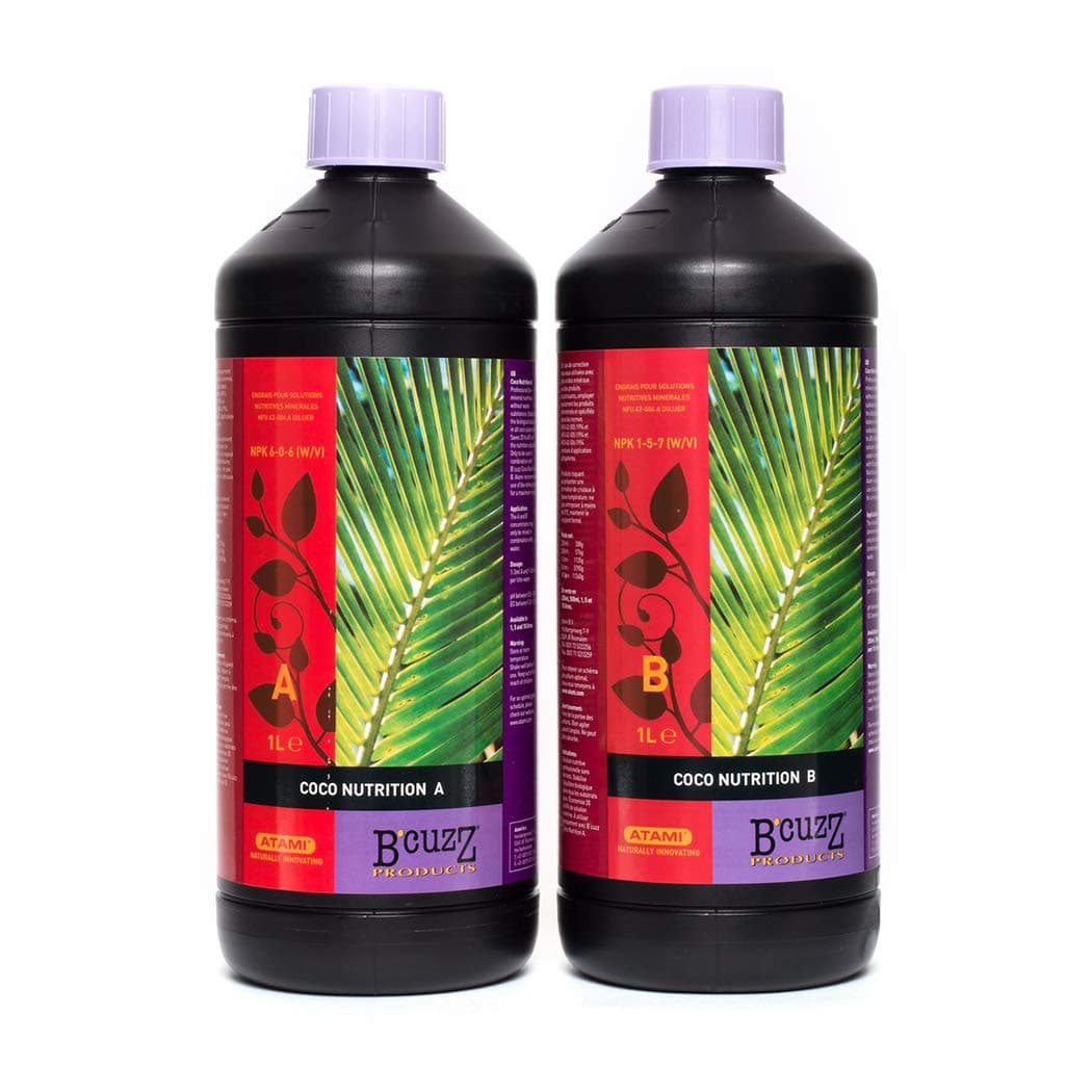 Atami B'CUZZ Base Nutrients A&B Hydro Coco Soil Hydroponics (Coc A&B 1L)