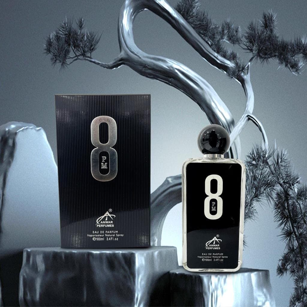 8 PM Eau De Perfume Black Edition For Men 100 Ml By Anwar Perfumes
