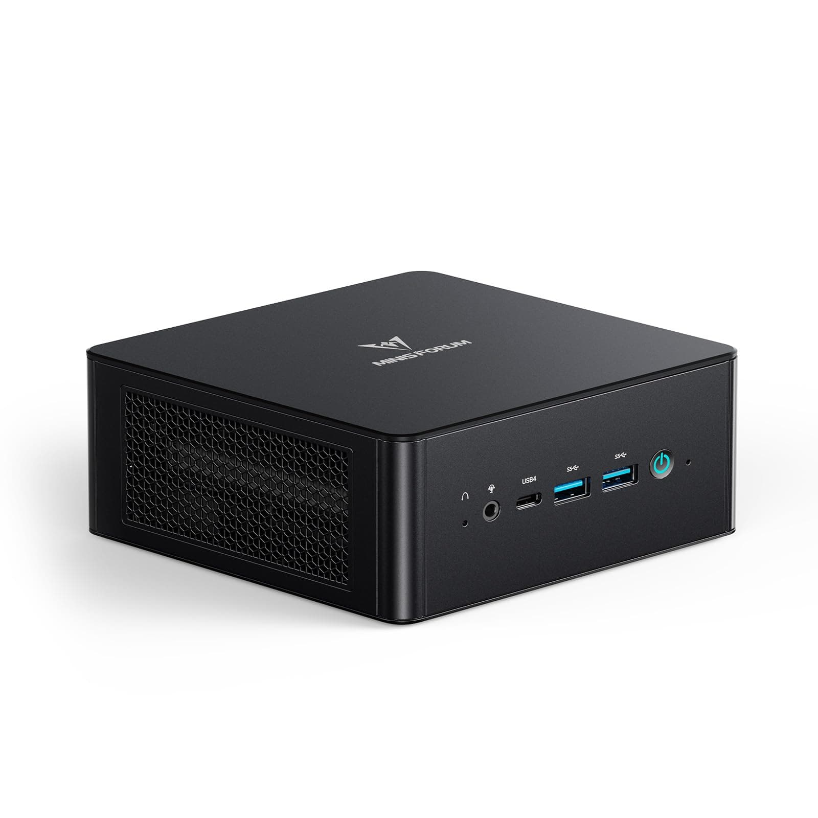 UM890 Pro Barebone with Mini PC, AMD Ryzen 9 8945HS Mini Computers,8K Quad Display HDMI/DP1.4/USB4 х 2, AMD Radeon 780M/Dual LAN 2.5G
