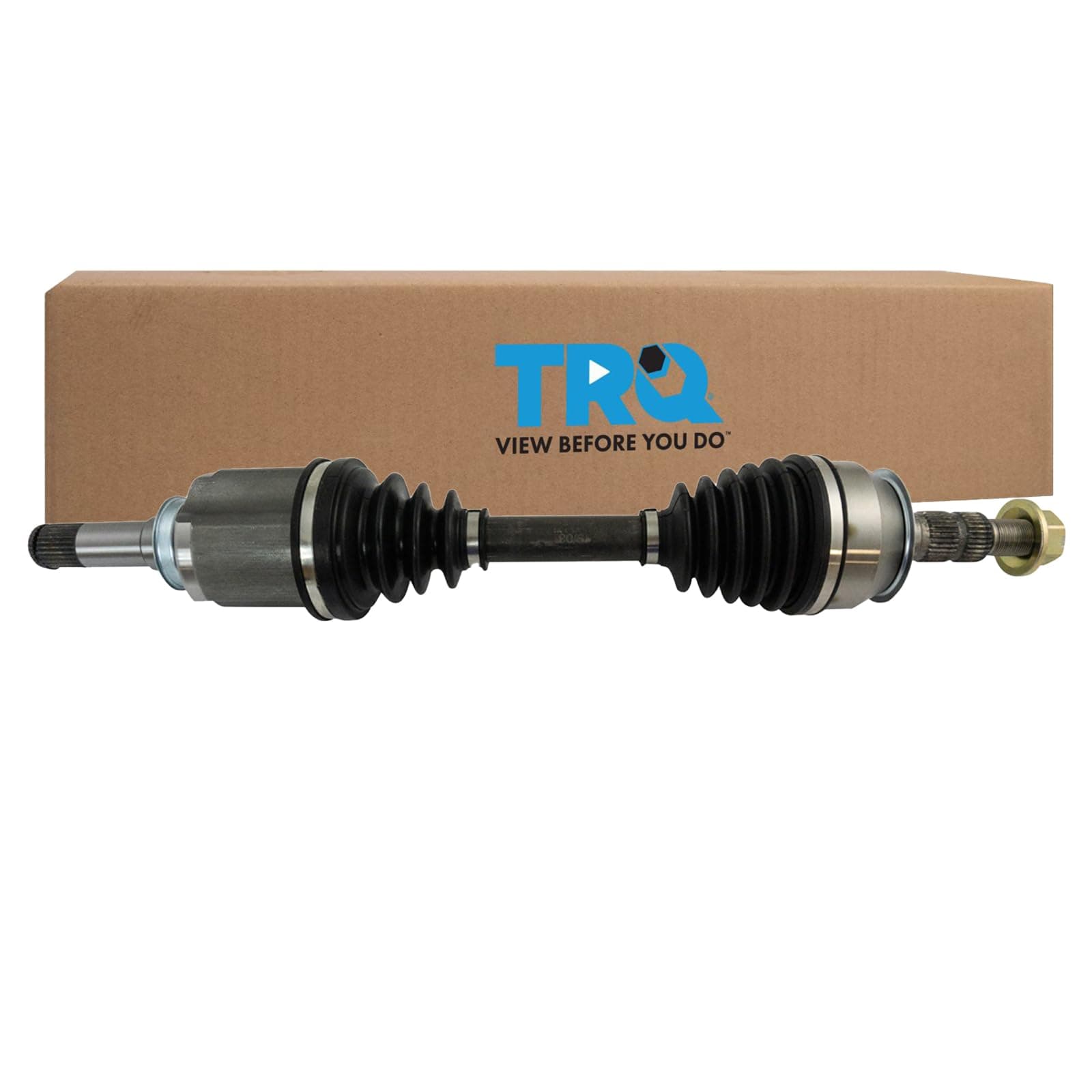 TRQ Front Driver Side CV Axle Assembly Compatible with 11-16 Buick LaCrosse V6 3.6L 2010 LaCrosse 14-15 Regal L4 2.0L Automatic 16-17 Regal L4 2.0L 13-19 Cadillac XTS 14-19 Chevrolet Impala V6 3.6L
