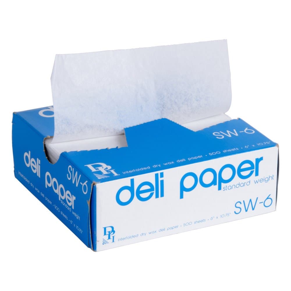 Deli Wax Paper Basket Liners Interfolded 500 Count