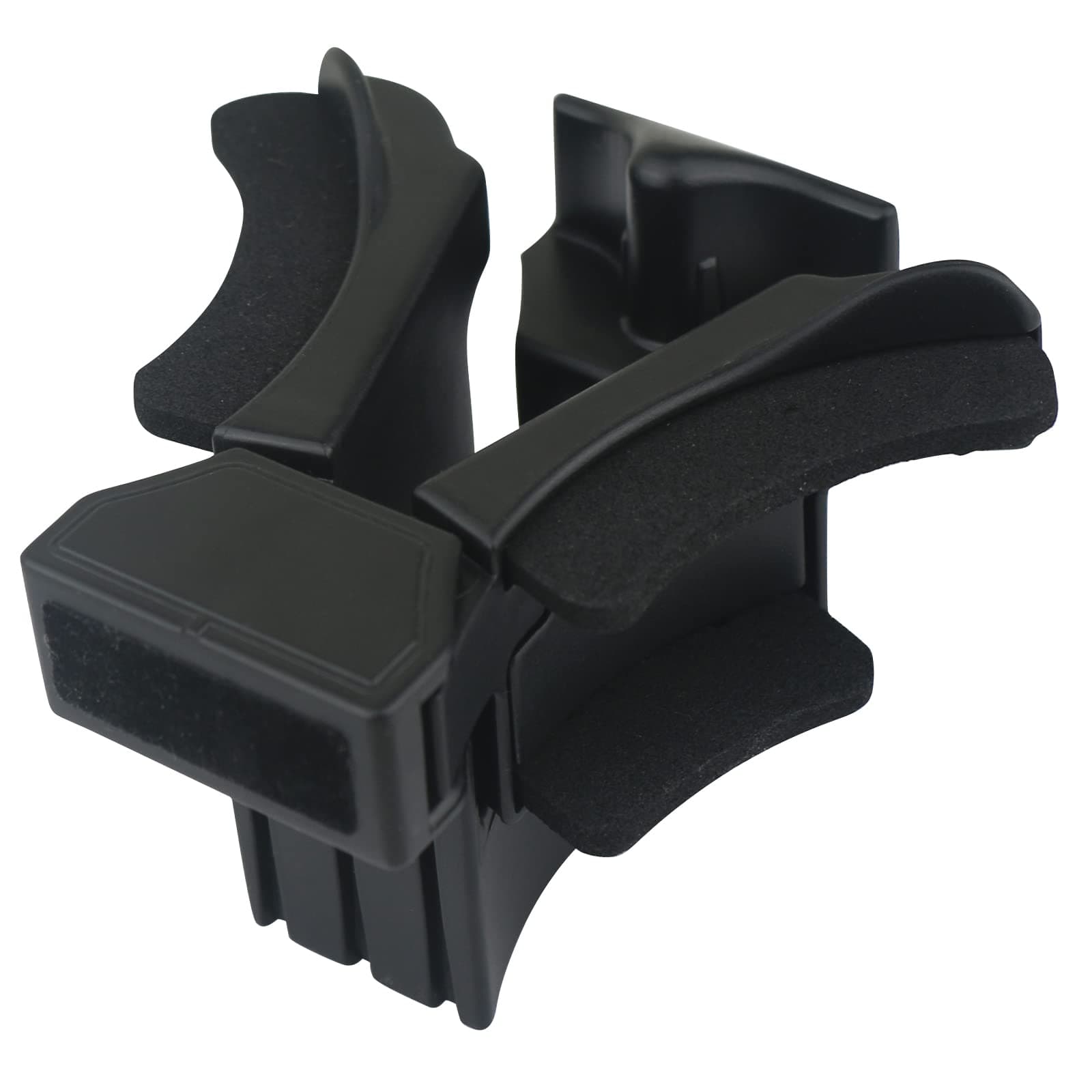 Osompar Center Console Cup Holder Insert Divider Compatible with Lexus LX570 2008-2015 LX470 2000-2007 GX470 2003-2009 Toyota Land Cruiser 2000-2007 Replaces 55633-60050 5563360050, BT-013, Black