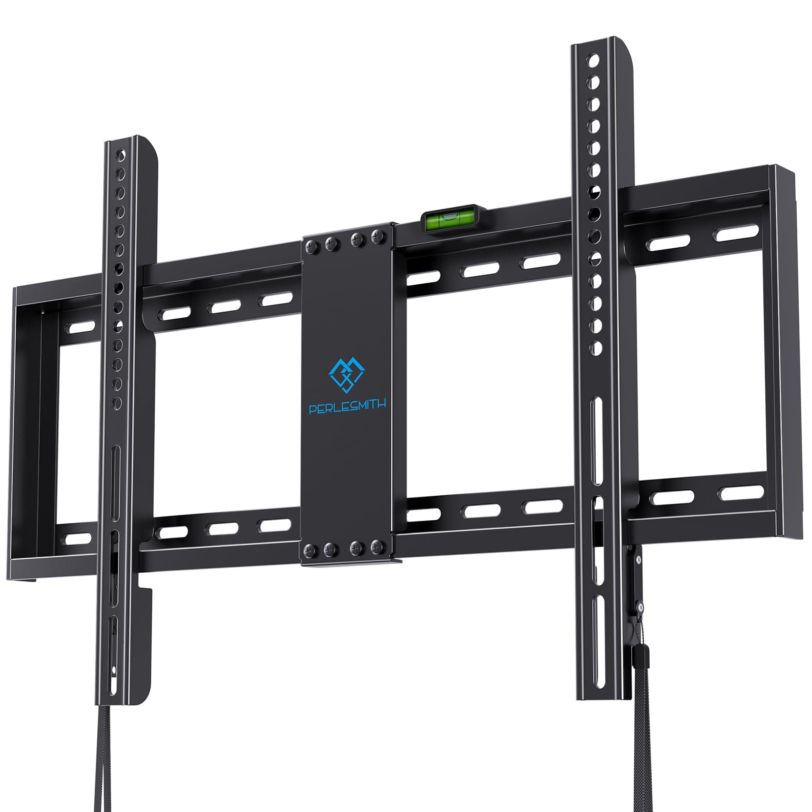 Fixed TV Wall Mount Bracket for 32-82 Inch LED, LCD, and OLED Flat Screen TVs - Fits 16”- 24” Wood Studs, Fixed TV Mount with VESA 600 x 400mm Holds up to 132 lbs, PSLLK1