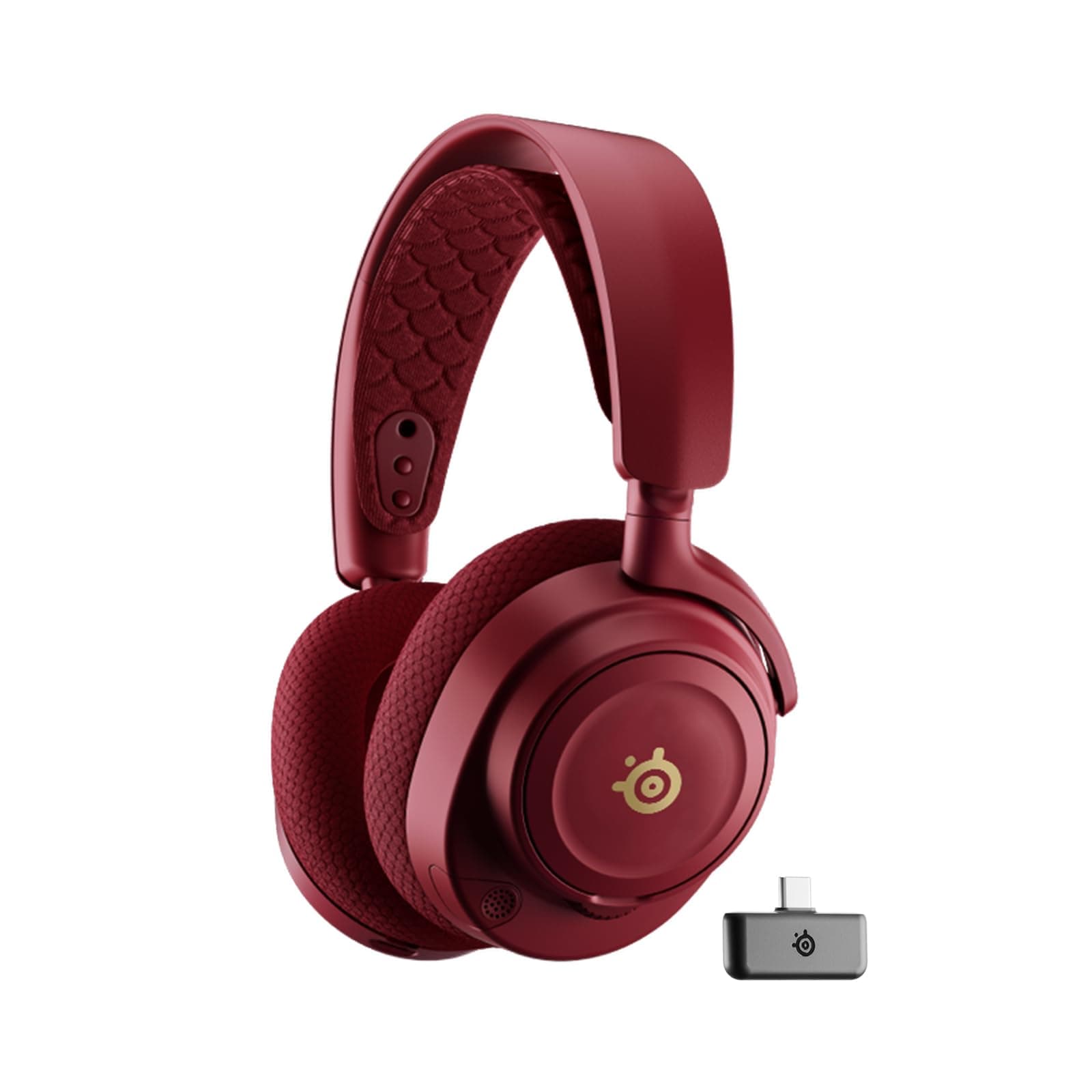 Arctis Nova 7 Wireless Multi-Platform Gaming Headset – Dragon Edition – Two Speaker Plate Sets — Dual Wireless 2.4GHz & Bluetooth – 38 HR Fast Charge Battery – PC, PS, Mac, Mobile, Switch