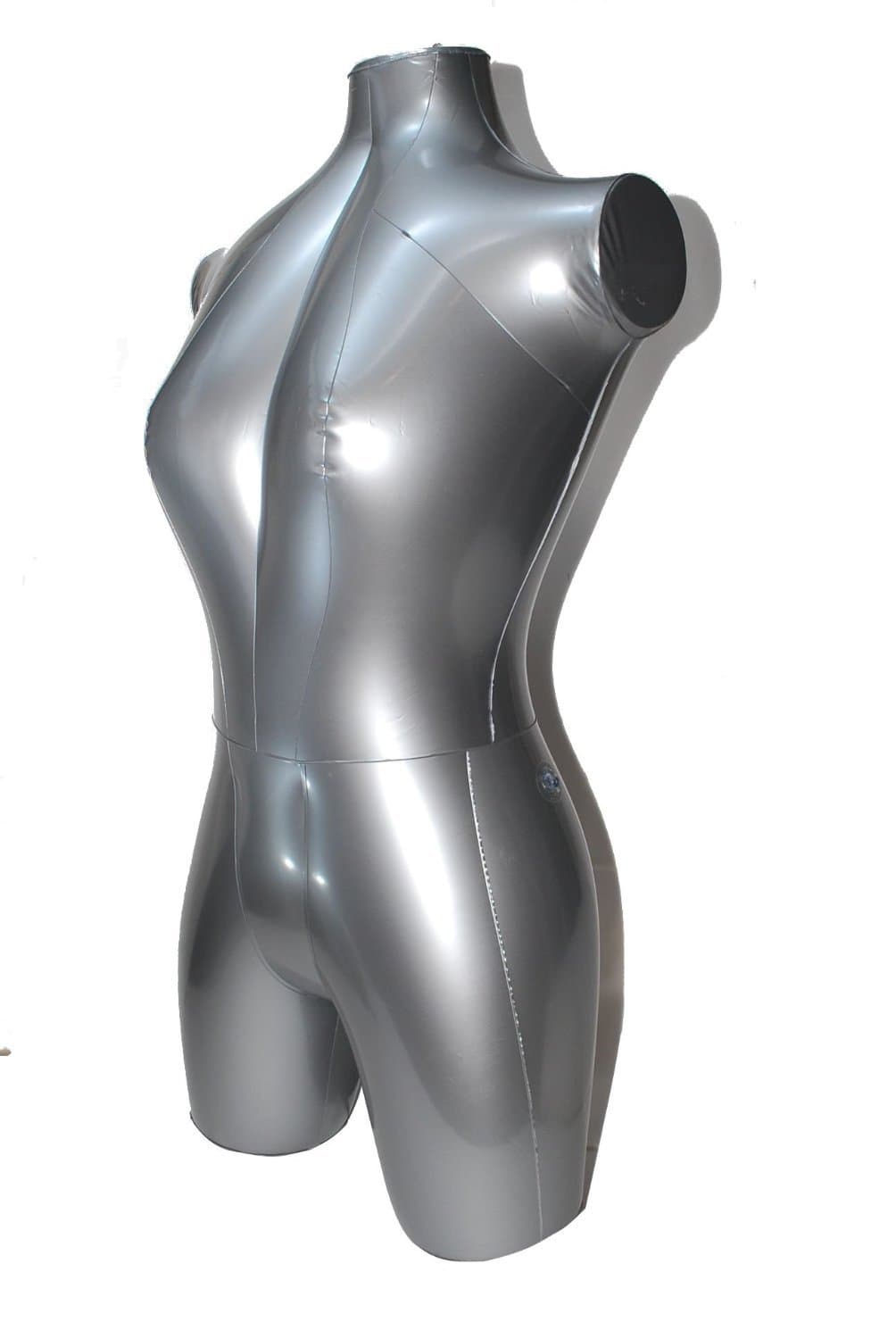 I can display quickly when needed housed in air plastic mannequin torso female half-length tabletop air folding compact (japan import)