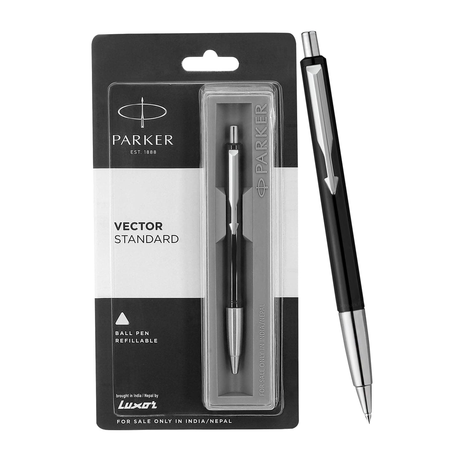 Vector Standard Ball Pen (Black)