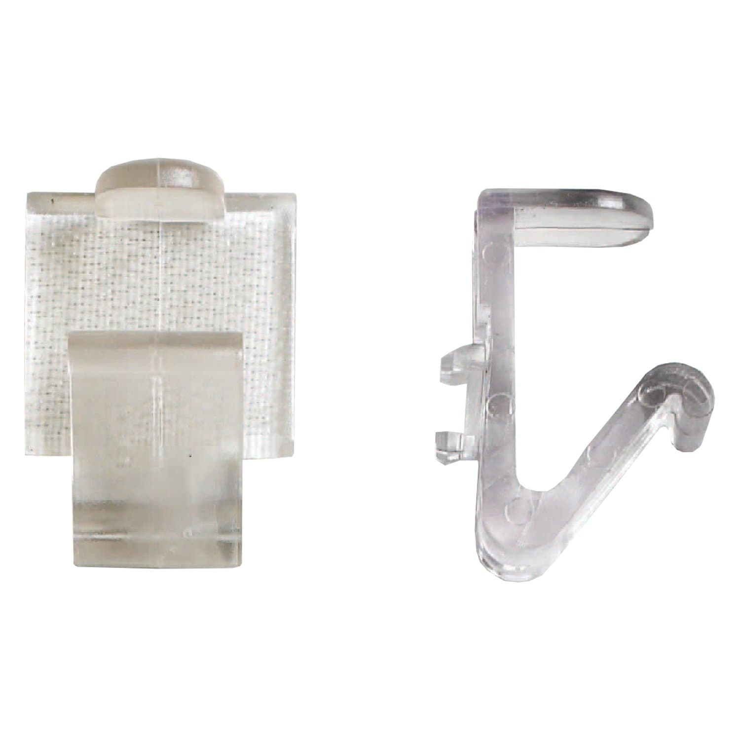 Snap Drape Hook And Loop BV Skirting Clips - Polycarbonate Clip Fits 3/4" Table Edge, 25 Per Bag