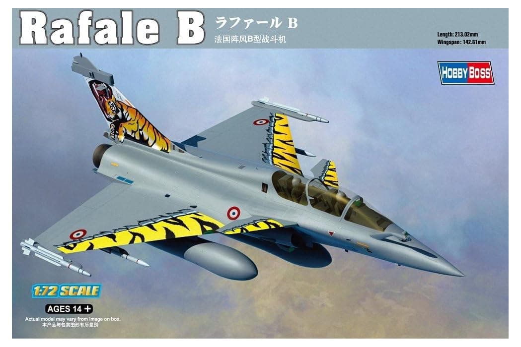 HBB87245 1:72 Scale Rafale B Assembly Authentic Kit, Multicolour